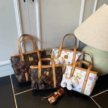 Geantă bucket pentru umăr – Retro european-american, material PU, închidere cu fermoar, căptușeală poliester, buzunar interior ascuns