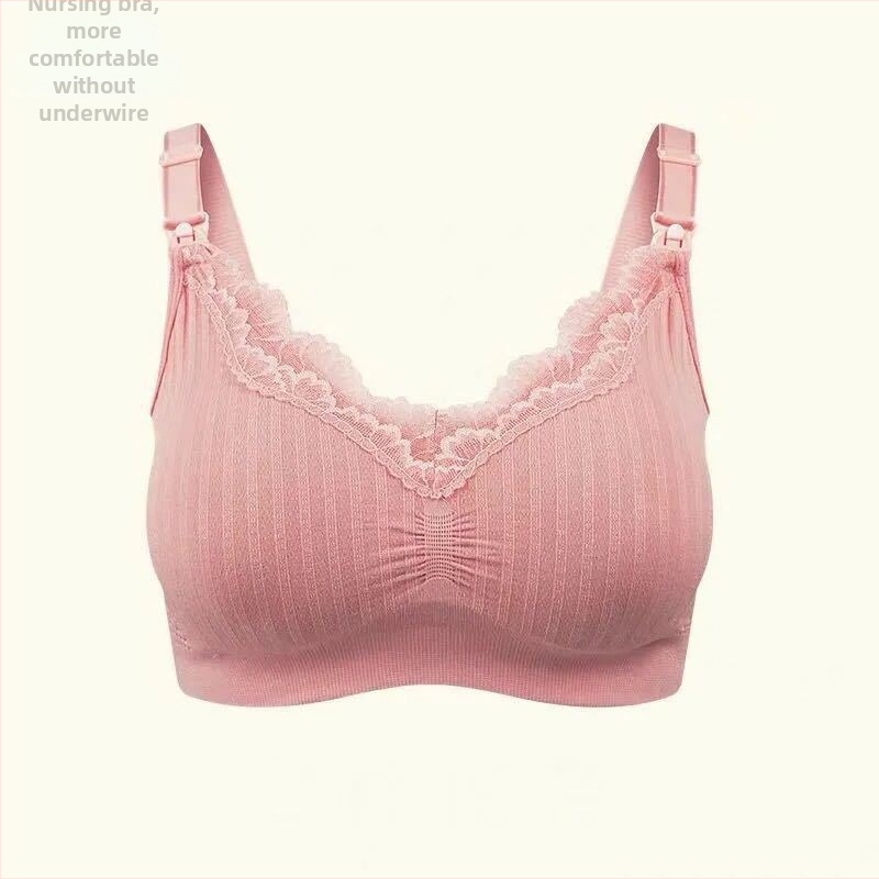 Blue Butterfly Modal Θηλάζον Σουτιέν, χωρίς μεταλλικά, χωρίς ραφές, με δαντελωτό άκρο, λεπτές προμορφωμένες κύπελλες, αερισμένη επένδυση, σταθερά διπλά λουριά