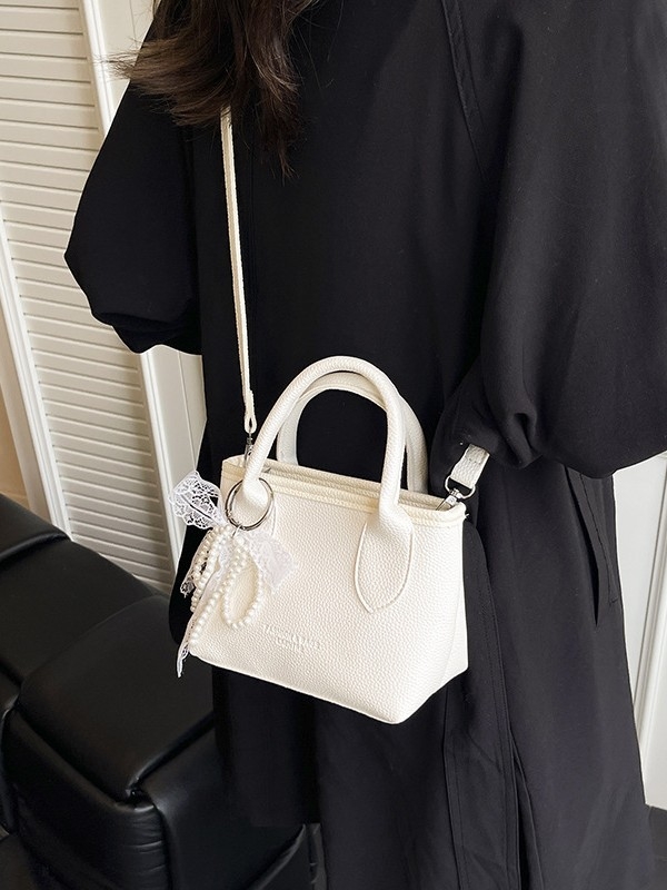 Ženska crossbody bucket torba (PU materijal, street-trend stil, zatvaranje na zip, podstava od poliester, džep za mobitel)