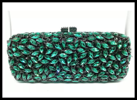 Večernja clutch torbica s metalnim okvirom, stakleni dijamantni ukrasi, 3D životinjski motiv, vodoravni kvadratni oblik, magnetsko zatvaranje