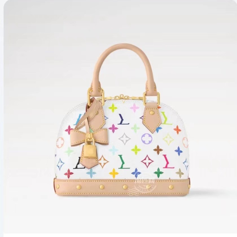 Carryall bucket torba u suradnji s Murakami Takashi; PVC materijal; platnena podstava; horizontalno kvadratni oblik; otvaranje zatvaračem; laminirani unutarnji džep