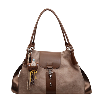 Torba preko ramena crossbody - japansko-korejskog stila, poliester, zatvarač, džep za telefon, zimsko izdanje 2025