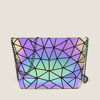 Geantă de umăr din PVC - Simplitate urbană, formă pătrată orizontală, buzunar interior cu fermoar și buzunar pentru telefon