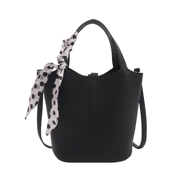PU bucket bag za žene, vertikalni kvadratni oblik, unutarnja džep za telefon, bez podstava, svakodnevna upotreba, jesen 2025.