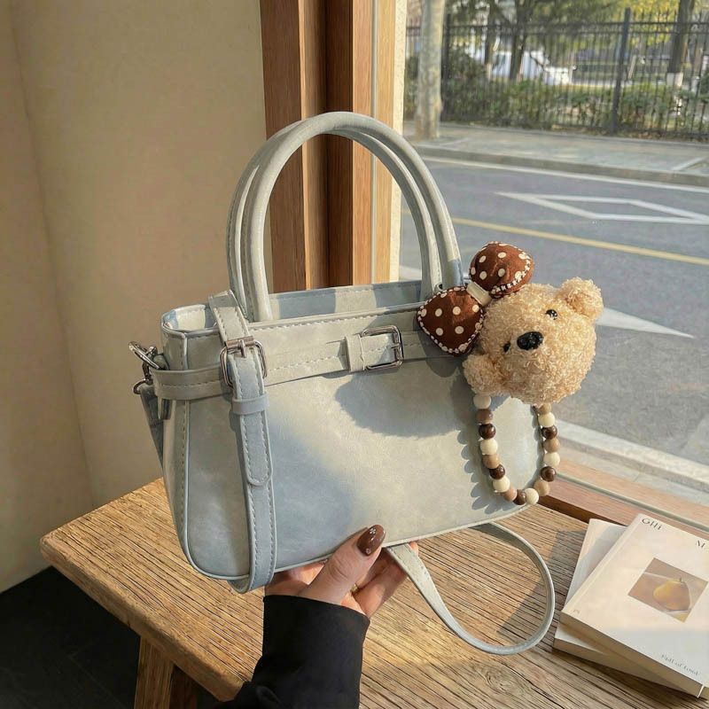 PU Crossbody torba sa zatvaračem, skriveni unutarnji džep, jedna naramenica, vodoravni pravokutni oblik