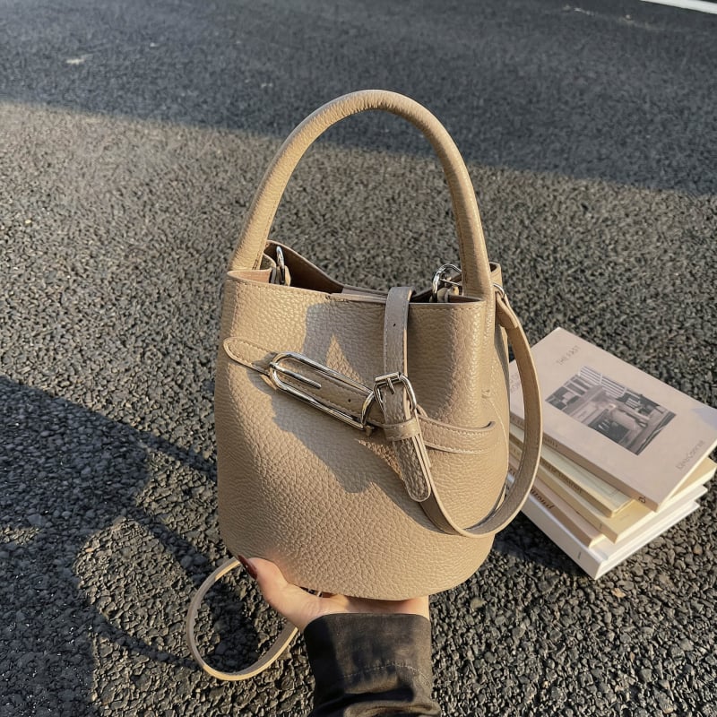 Corduroy bucket torba, gradski minimalistički stil, magnetska kopča, model 9920