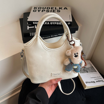 Geantă bucket urban minimalist din Super Fiber, închidere magnetică, buzunar interior cu fermoar