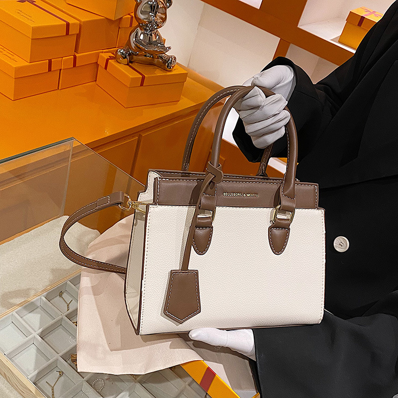 PU ženska crossbody torba s zatvaračem, horizontalni kvadratni oblik, unutarnja pretinica za mobitel, podstava od sintetičke kože