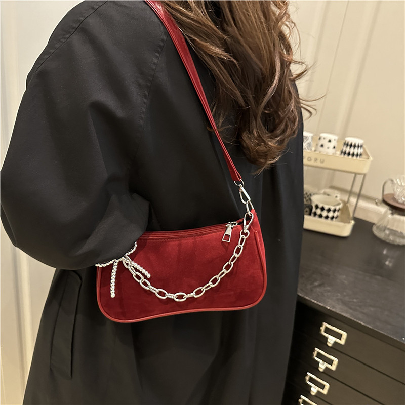 PU kvadratna crossbody torba, gradski minimalistički stil, zatvarač, poliester podstava, Han Shan marka, jesen 2025