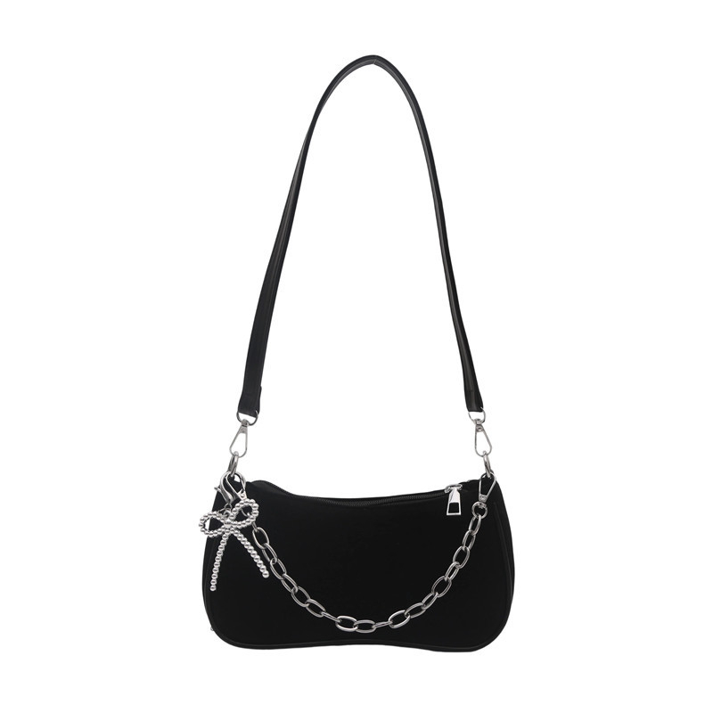 PU kvadratna crossbody torba, gradski minimalistički stil, zatvarač, poliester podstava, Han Shan marka, jesen 2025