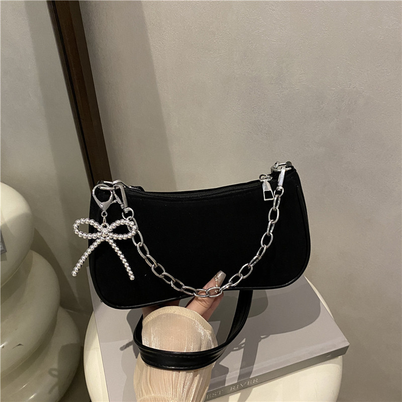 PU kvadratna crossbody torba, gradski minimalistički stil, zatvarač, poliester podstava, Han Shan marka, jesen 2025