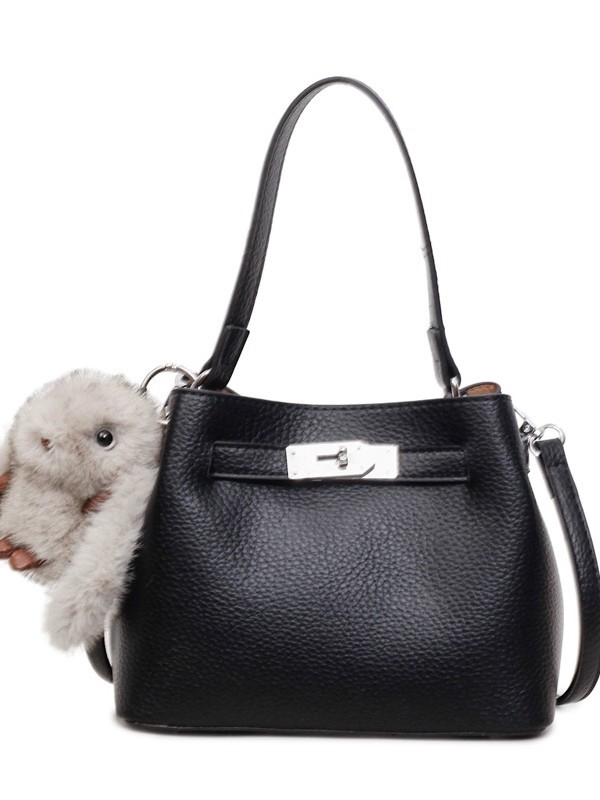 Bani Cat PU torba-tip košara, otvaranje šnira, crossbody preko jednog ramena