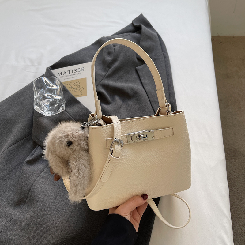 Bani Cat PU torba-tip košara, otvaranje šnira, crossbody preko jednog ramena