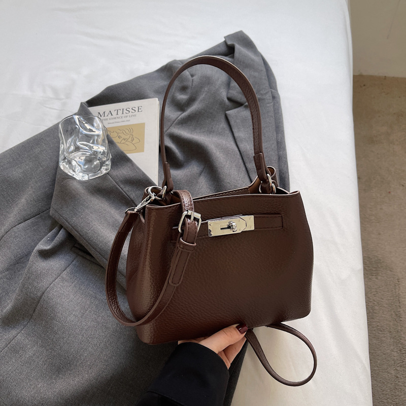 Bani Cat PU torba-tip košara, otvaranje šnira, crossbody preko jednog ramena