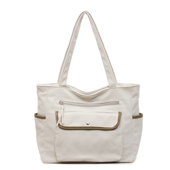 Tote torba, urban minimalist stil, PU materijal, velika kapaciteta, kvadratnog oblika, horizontalni dizajn, zatvarač, unutarnje pretince: skriven džep sa zipom, džep za telefon, dokumente, jedna naramenica, jesen 2025