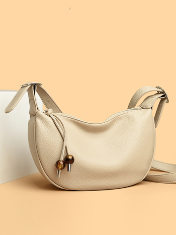 Dumpling Bag za žene — (Urban stil; PU materijal; Stil Dumpling Bag; Otvaranje na zatvarač; Unutarnji džepovi: džep sa zatvaračem i džep za mobitel)