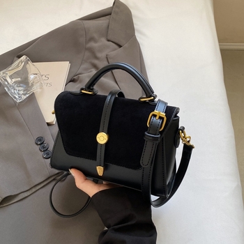 Crossbody mini kvadratna torbica, PU materijal, gradski stil, džep za telefon, zatvaranje poklopcem