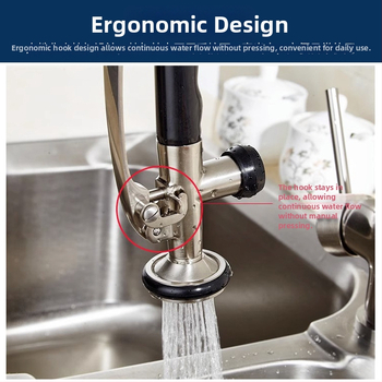 Kuchynský drezový kohút s meďou, keramickým jadrom ventilu a dvojitým prepojením