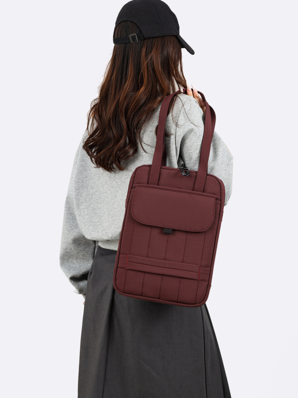 Torba preko jednog ramena, gradski minimalistički stil, zima 2025, poliester podstava, unisex