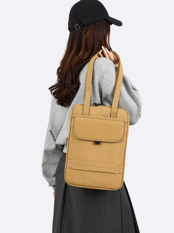 Torba preko jednog ramena, gradski minimalistički stil, zima 2025, poliester podstava, unisex