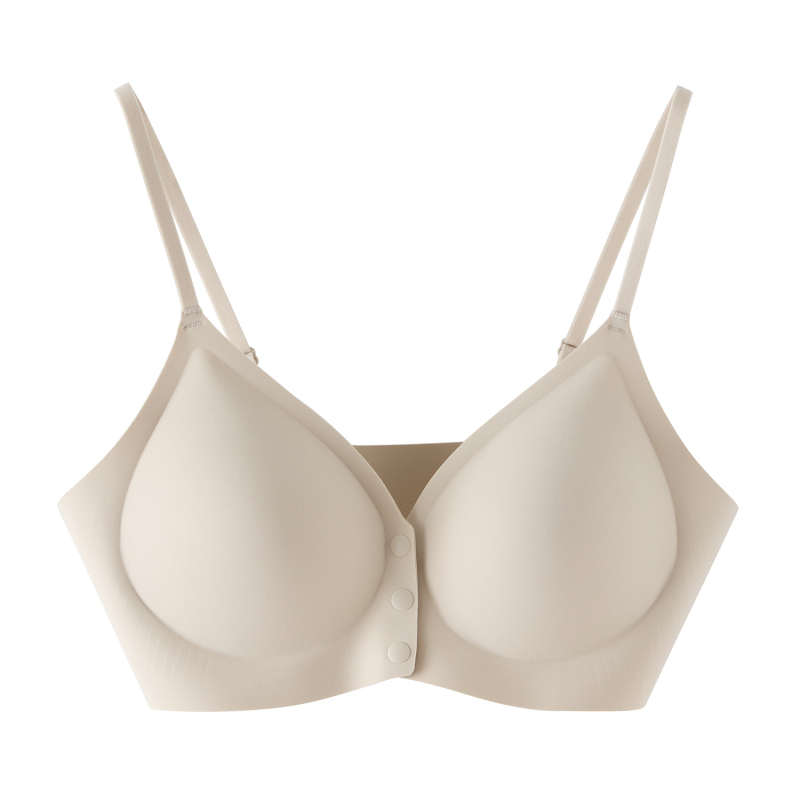 Cerotich Θηλάζον Σουτιέν Με Μπροστινό Κούμπωμα – Άνετο Για Όλα Τα Στάδια, Νάιλον/Πολυαμίδιο, Σταθερές Διπλές Тιράντες, Λεπτές Μορφοποιημένες Κούπες