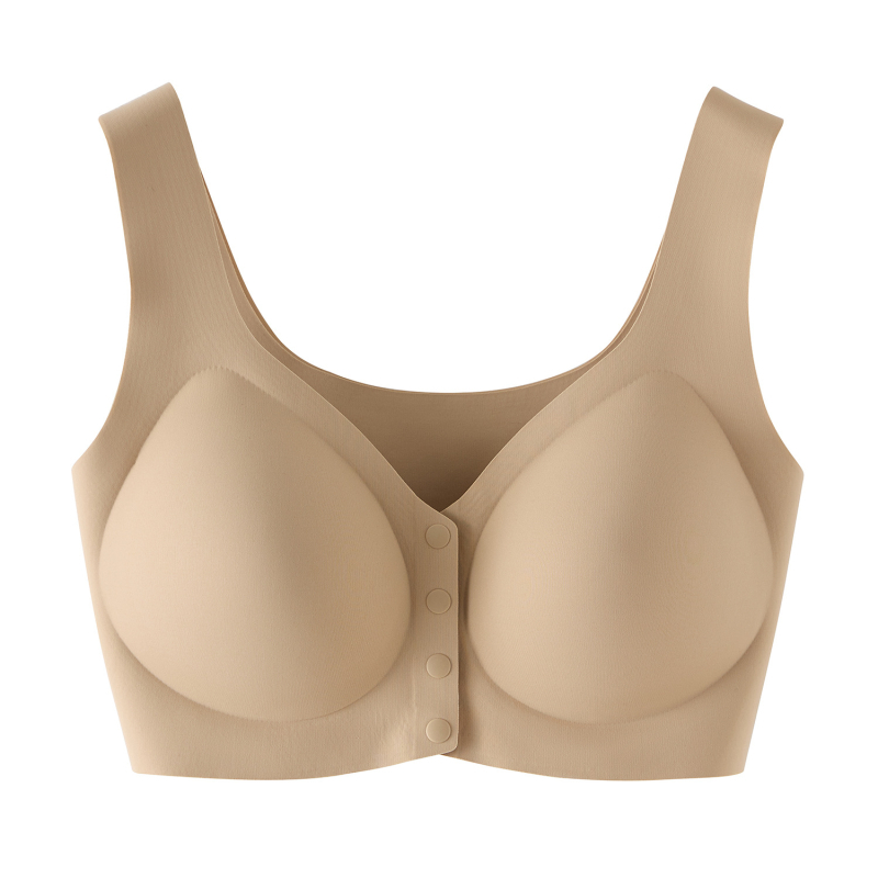 Cerotich Θηλάζον Σουτιέν Με Μπροστινό Κούμπωμα – Άνετο Για Όλα Τα Στάδια, Νάιλον/Πολυαμίδιο, Σταθερές Διπλές Тιράντες, Λεπτές Μορφοποιημένες Κούπες