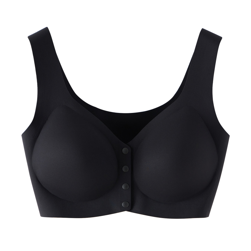 Cerotich Θηλάζον Σουτιέν Με Μπροστινό Κούμπωμα – Άνετο Για Όλα Τα Στάδια, Νάιλον/Πολυαμίδιο, Σταθερές Διπλές Тιράντες, Λεπτές Μορφοποιημένες Κούπες