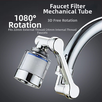 Filtr na kohútik s otočným predĺžením 1080° a aerátorom – ABS, Xiangyun