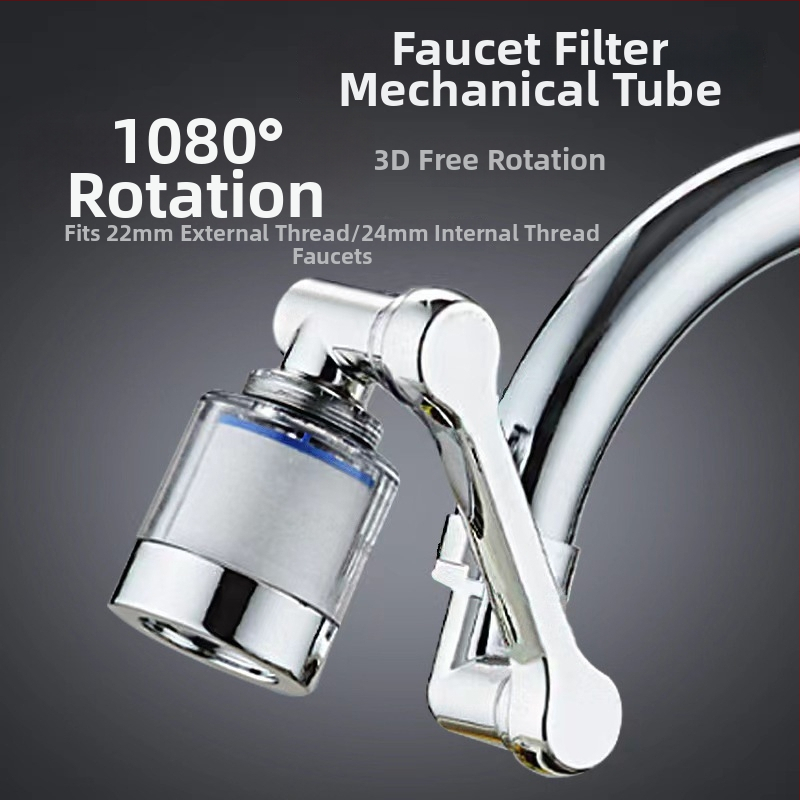 Filtr na kohútik s otočným predĺžením 1080° a aerátorom – ABS, Xiangyun