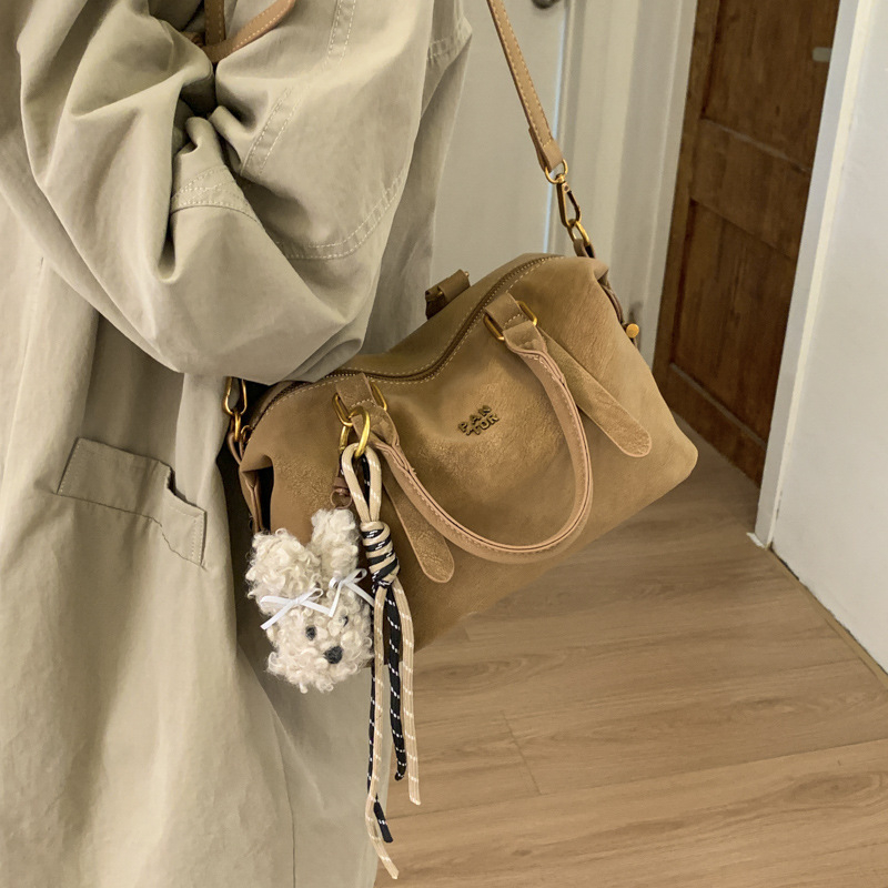 Crossbody torba Boston stila – PU materijal, gradska jednostavnost, vodoravan kvadratni oblik, zatvarač