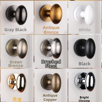 Едностранна топковидна дръжка за скрити врати, кръгла, лукс стил; за телевизионен шкаф; материал: цинкова сплав; повърхност: електропокритие; модел: едностранна топковидна дръжка