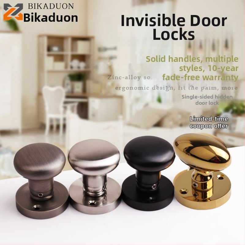 Едностранна топковидна дръжка за скрити врати, кръгла, лукс стил; за телевизионен шкаф; материал: цинкова сплав; повърхност: електропокритие; модел: едностранна топковидна дръжка