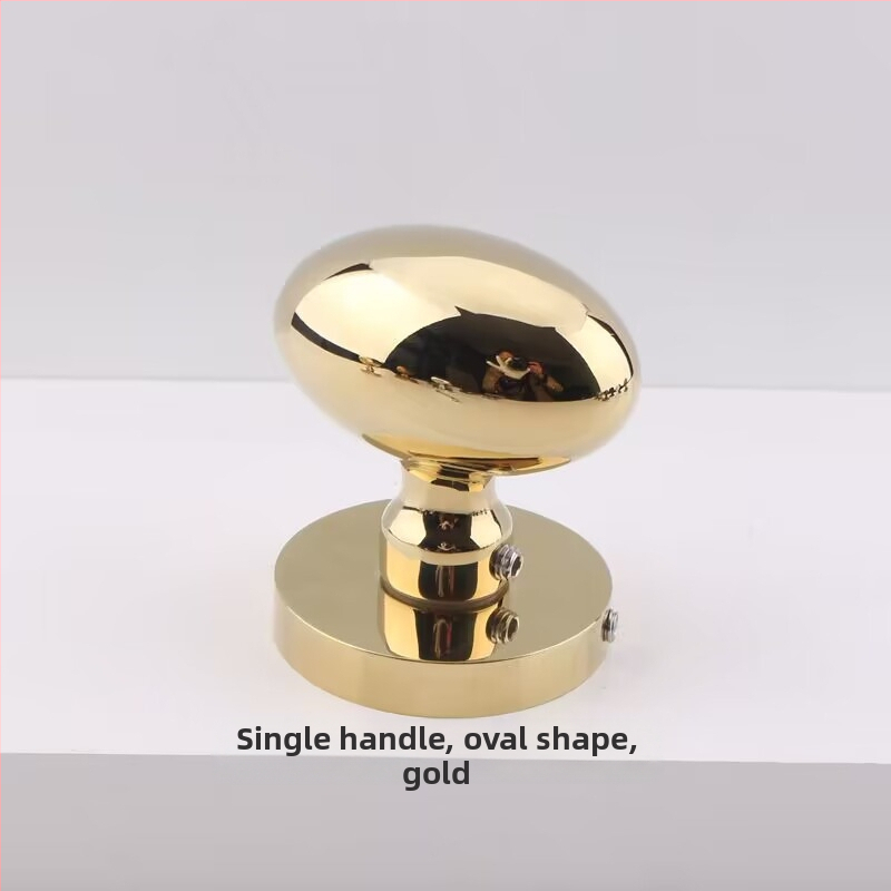 Едностранна топковидна дръжка за скрити врати, кръгла, лукс стил; за телевизионен шкаф; материал: цинкова сплав; повърхност: електропокритие; модел: едностранна топковидна дръжка