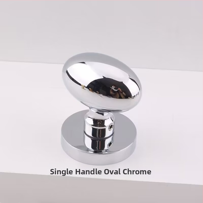 Едностранна топковидна дръжка за скрити врати, кръгла, лукс стил; за телевизионен шкаф; материал: цинкова сплав; повърхност: електропокритие; модел: едностранна топковидна дръжка