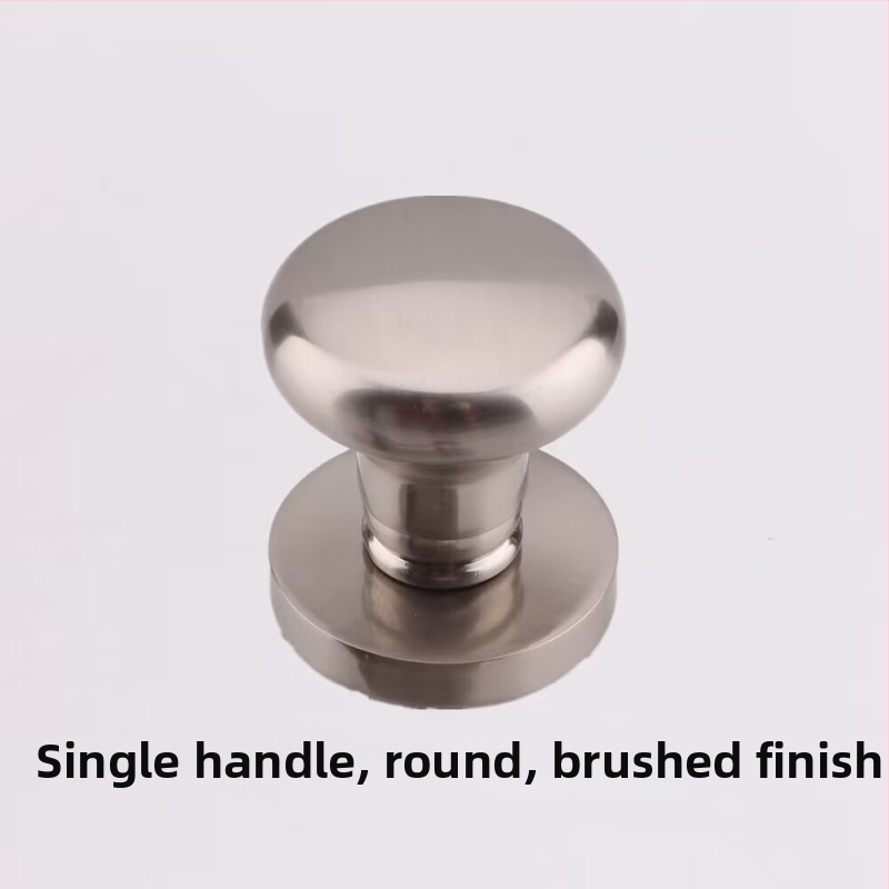 Едностранна топковидна дръжка за скрити врати, кръгла, лукс стил; за телевизионен шкаф; материал: цинкова сплав; повърхност: електропокритие; модел: едностранна топковидна дръжка