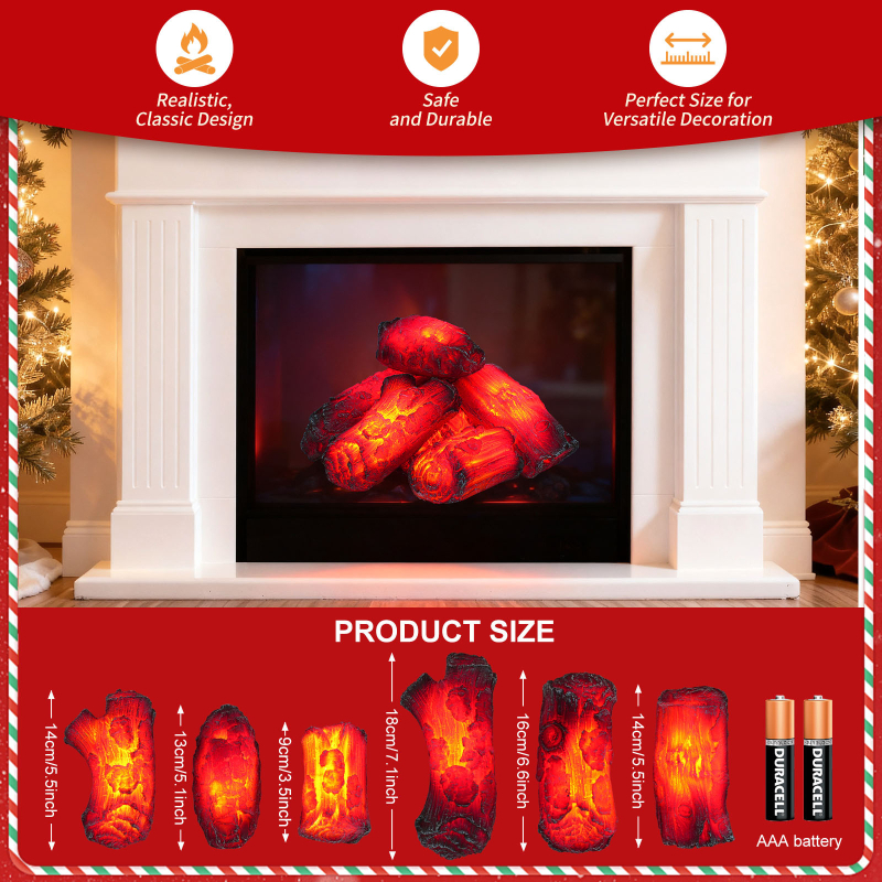 Decorațiune pentru șemineu pentru uz casnic, sculptură din rășină sintetică în stil pastoral, gravură și imprimare inkjet