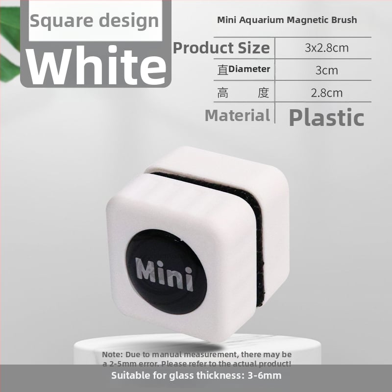 Μαγνητικός καθαριστής φυκών για γυάλινο ενυδρείο, κεραμικά και ενεργός άνθρακας, 20 g, σετ 10 τεμαχίων