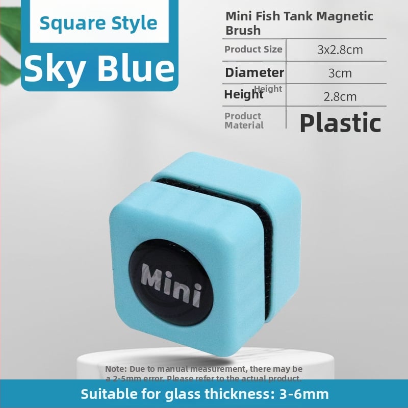 Μαγνητικός καθαριστής φυκών για γυάλινο ενυδρείο, κεραμικά και ενεργός άνθρακας, 20 g, σετ 10 τεμαχίων