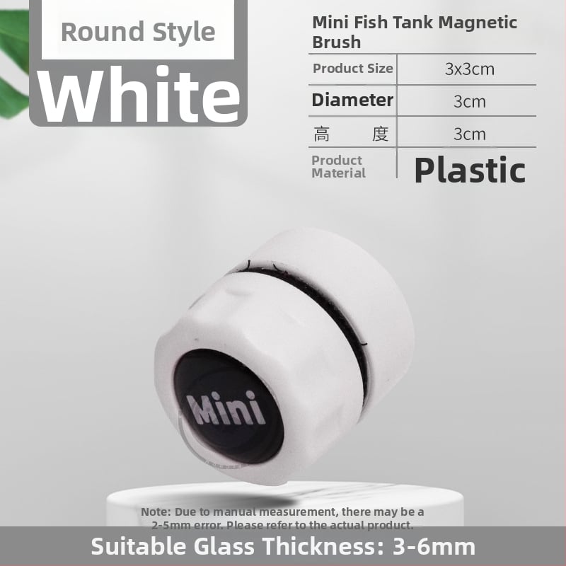 Μαγνητικός καθαριστής φυκών για γυάλινο ενυδρείο, κεραμικά και ενεργός άνθρακας, 20 g, σετ 10 τεμαχίων