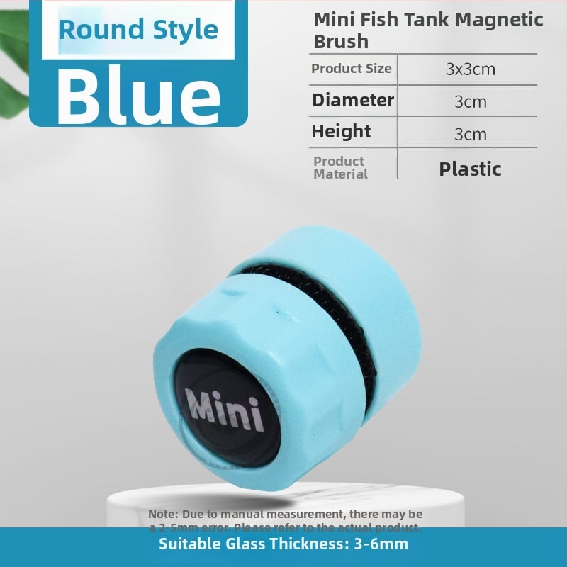 Μαγνητικός καθαριστής φυκών για γυάλινο ενυδρείο, κεραμικά και ενεργός άνθρακας, 20 g, σετ 10 τεμαχίων