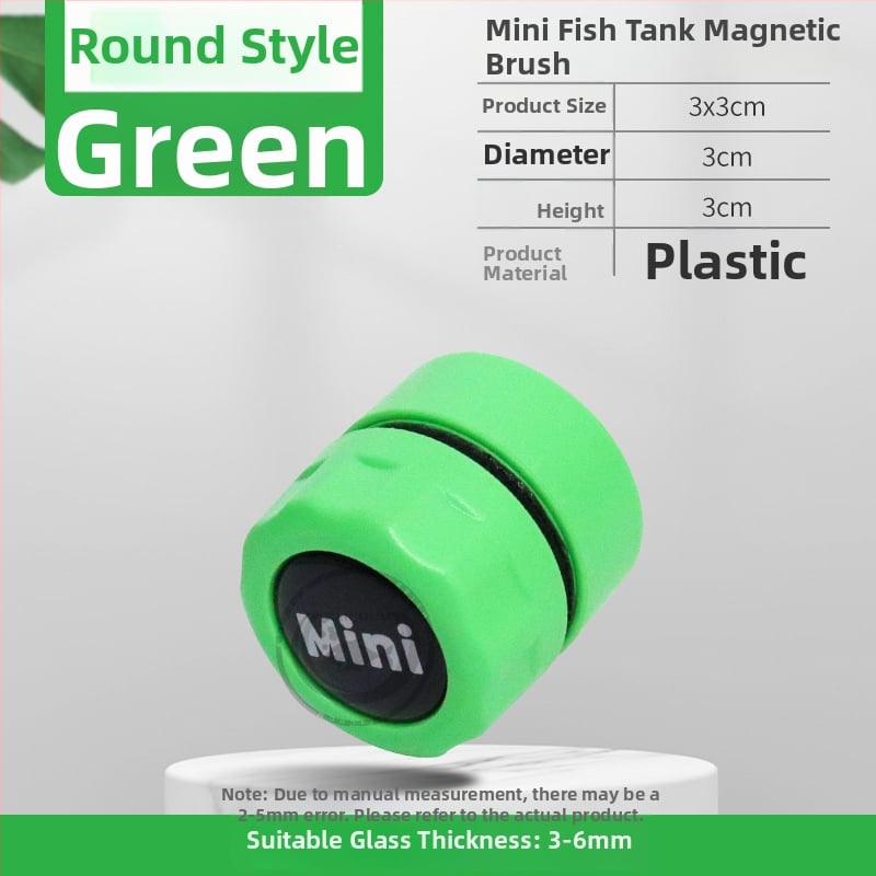 Μαγνητικός καθαριστής φυκών για γυάλινο ενυδρείο, κεραμικά και ενεργός άνθρακας, 20 g, σετ 10 τεμαχίων