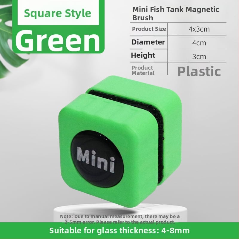 Μαγνητικός καθαριστής φυκών για γυάλινο ενυδρείο, κεραμικά και ενεργός άνθρακας, 20 g, σετ 10 τεμαχίων