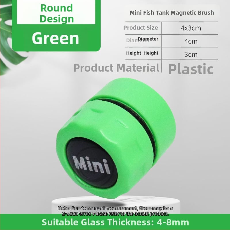 Μαγνητικός καθαριστής φυκών για γυάλινο ενυδρείο, κεραμικά και ενεργός άνθρακας, 20 g, σετ 10 τεμαχίων