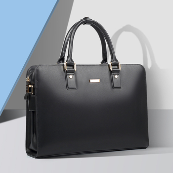 Επαγγελματική τσάντα από γνήσιο δέρμα, διπλού στρώματος από βοδινού δέρματος, αδιάβροχη, μεγάλη χωρητικότητα