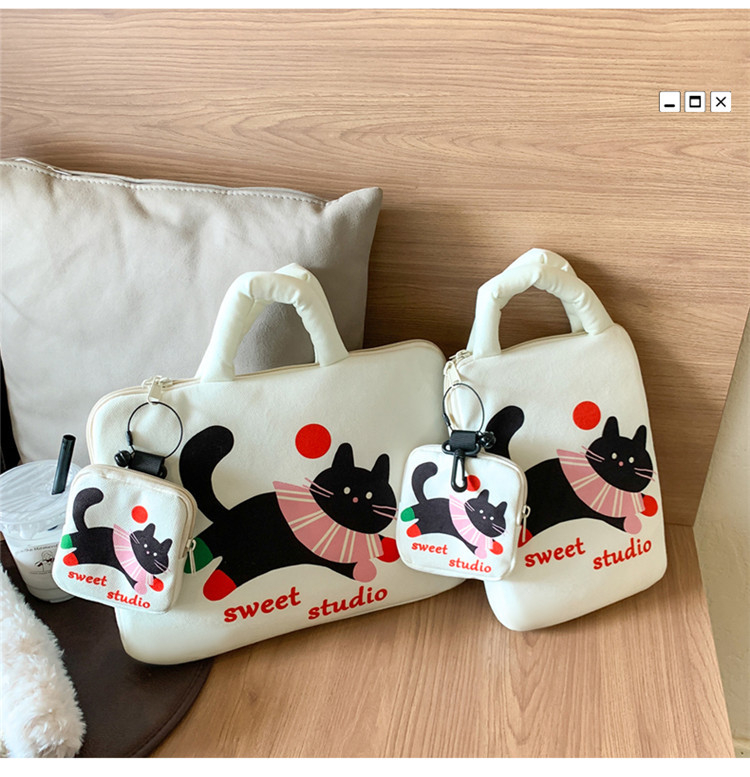 Geantă pentru laptop în stil street-trend, cu model anime (nylon; anti-furt; căptușeală poliester; unisex)