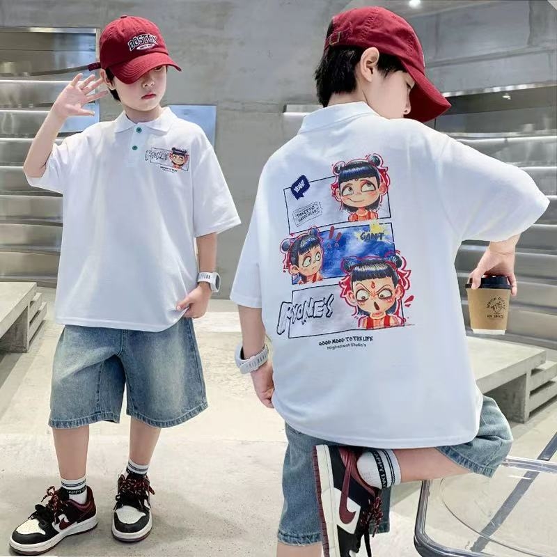 Πόλο πουκάμισο - Κορεατική έκδοση; Βαμβάκι; Καλοκαίρι; Αγόρια 8+ ετών