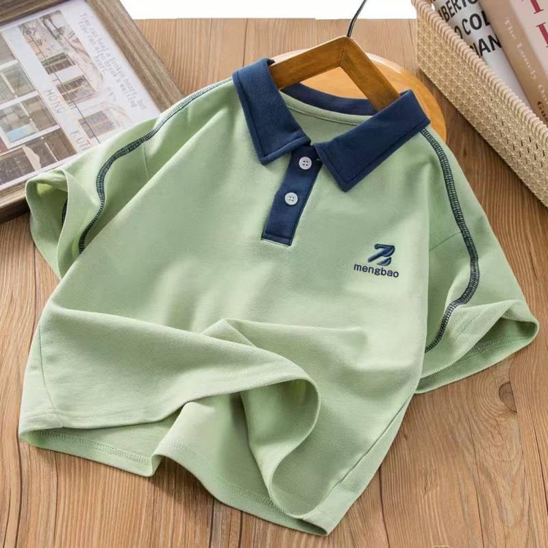 Πόλο πουκάμισο - Κορεατική έκδοση; Βαμβάκι; Καλοκαίρι; Αγόρια 8+ ετών