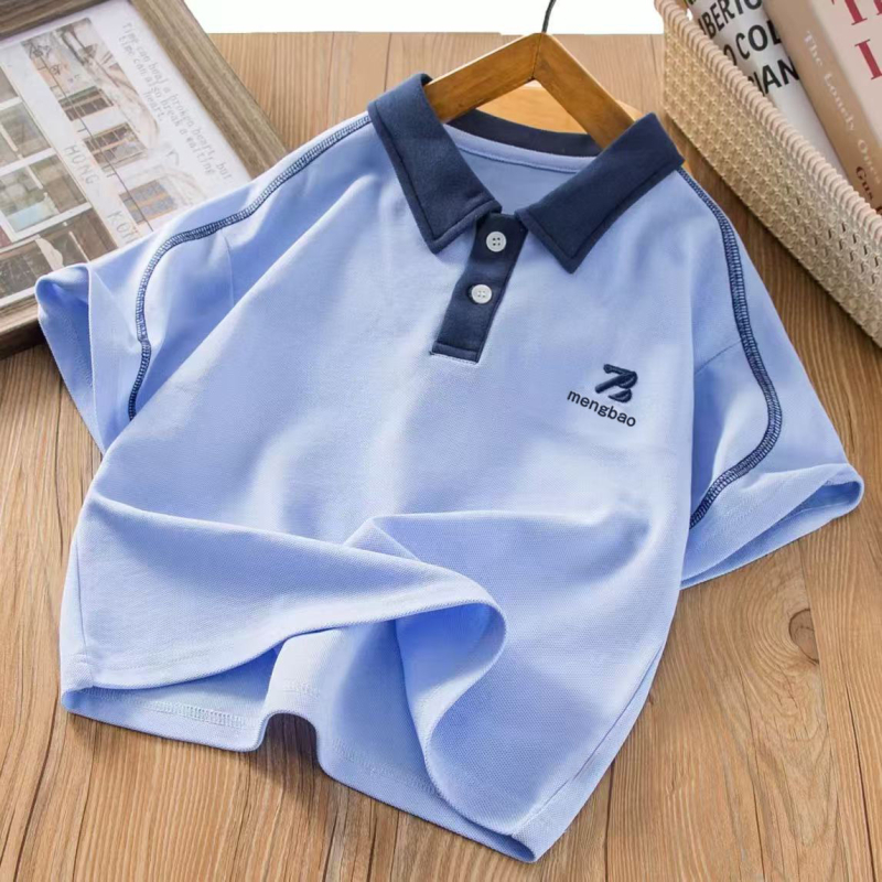 Πόλο πουκάμισο - Κορεατική έκδοση; Βαμβάκι; Καλοκαίρι; Αγόρια 8+ ετών