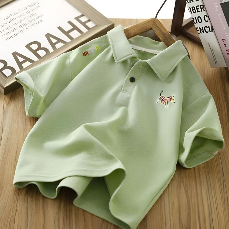 Πόλο πουκάμισο - Κορεατική έκδοση; Βαμβάκι; Καλοκαίρι; Αγόρια 8+ ετών