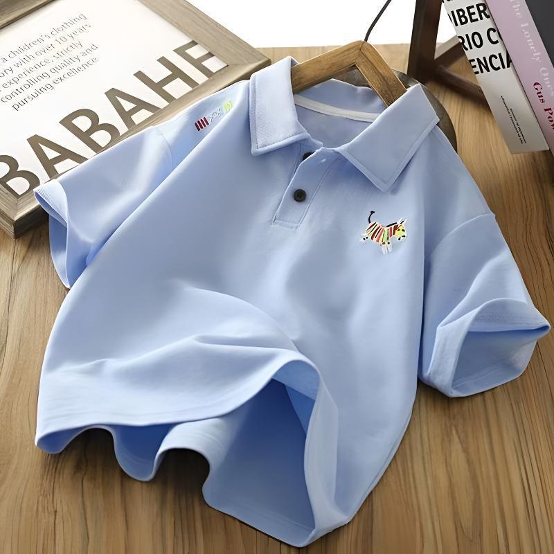 Πόλο πουκάμισο - Κορεατική έκδοση; Βαμβάκι; Καλοκαίρι; Αγόρια 8+ ετών